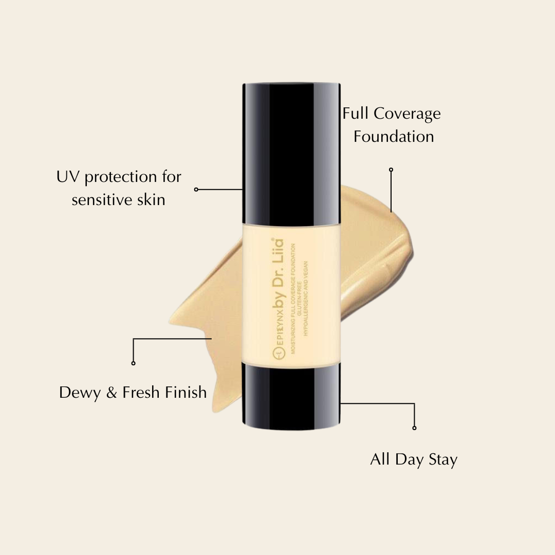 Full Coverage SPF 15 Foundation Natural-Looking Moisturizing Foundation