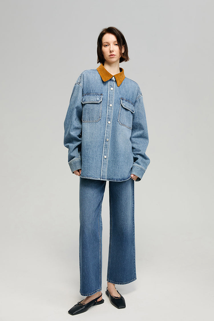 California Sunset Mid-weight Denim Shirt HJ902