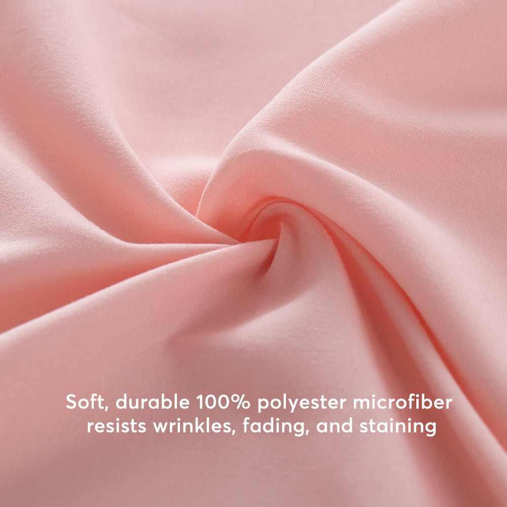 All Season Deep Pocket Fitted Sheet Set with Pillowcases Kasentex