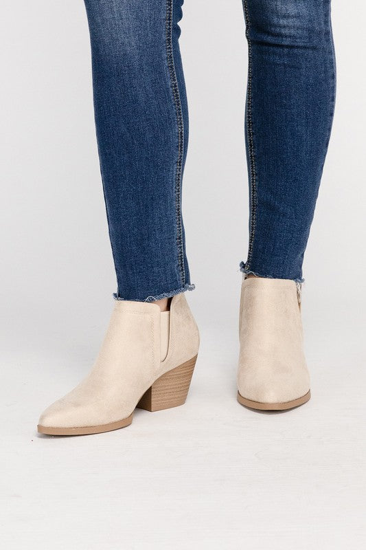 GWEN Suede Casual Ankle Boots