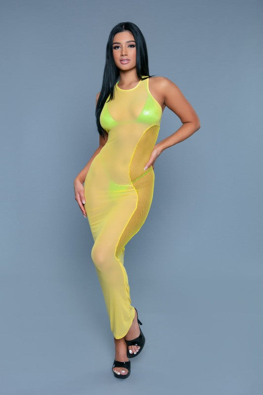 Shelby Mesh Cover Up Sleeveless Racerback The Diamond Empire LLC