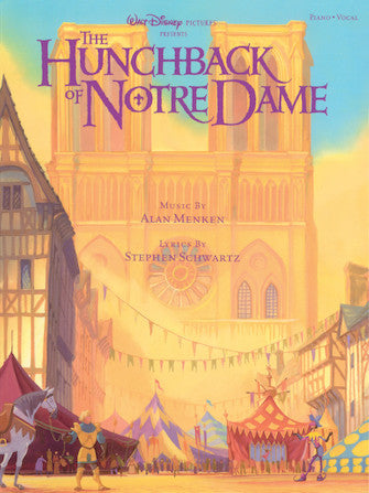 Hunchback of Notre Dame Piano Vocal Guitar Songbook Alan Menken