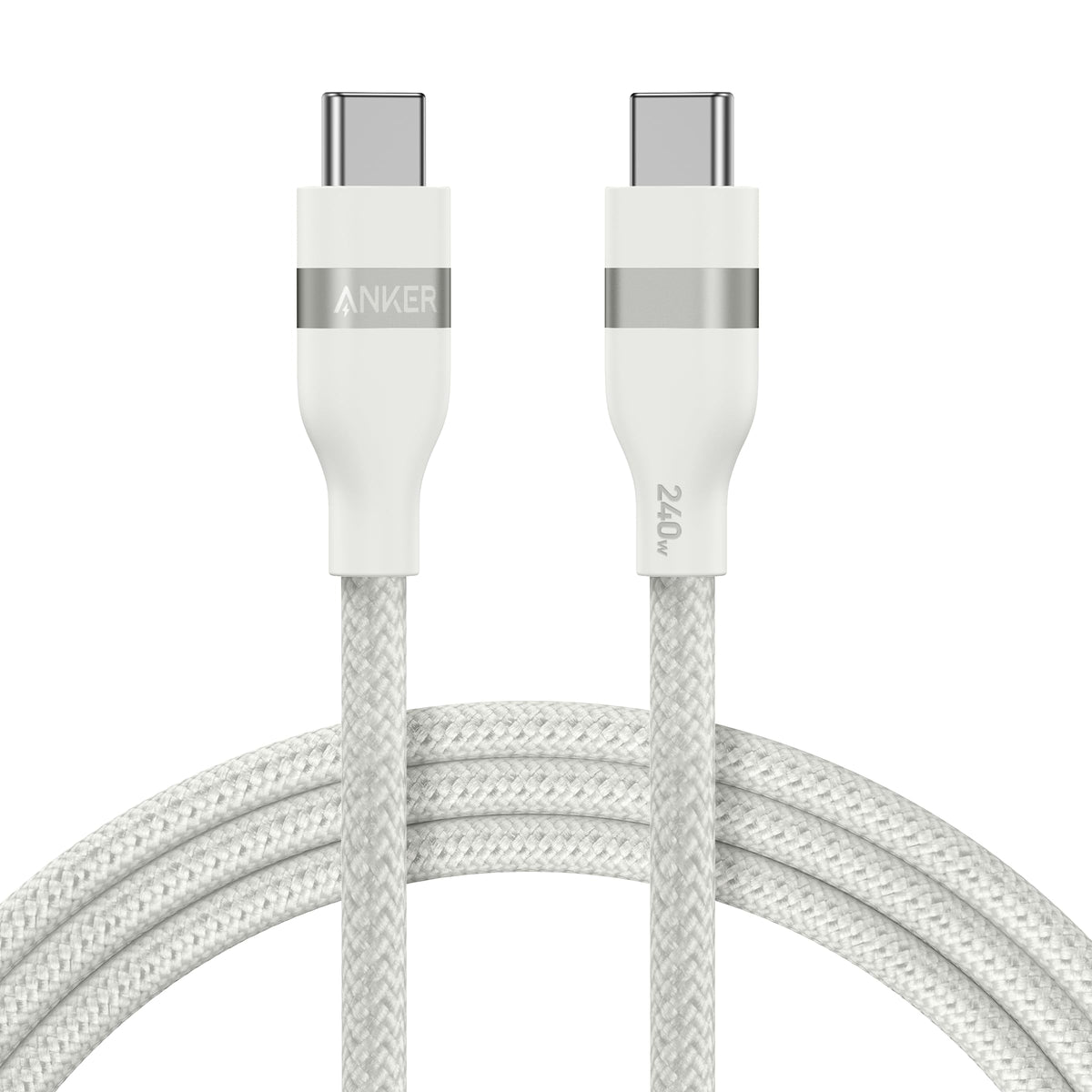 Anker 240W Upcycled-Braided USB-C to USB-C Cable (3 ft / 6 ft)
