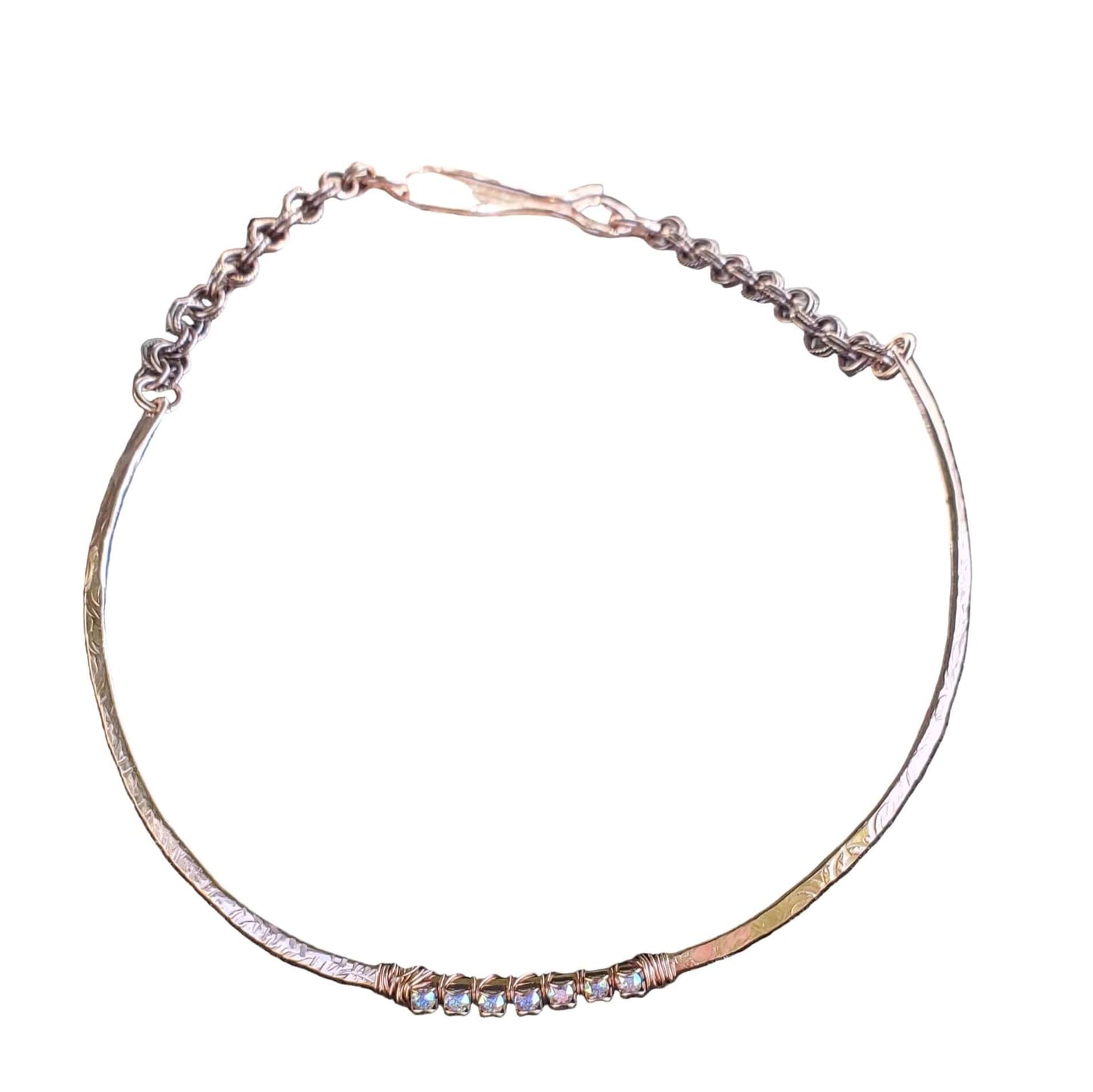 Copper Crystal 7th Anniversary Handmade Choker Alexa Martha