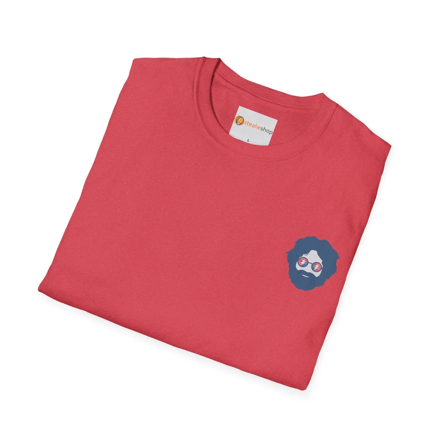Tie Dye Sunburst Two-Sided Grateful Dead T-Shirt Life is dead.