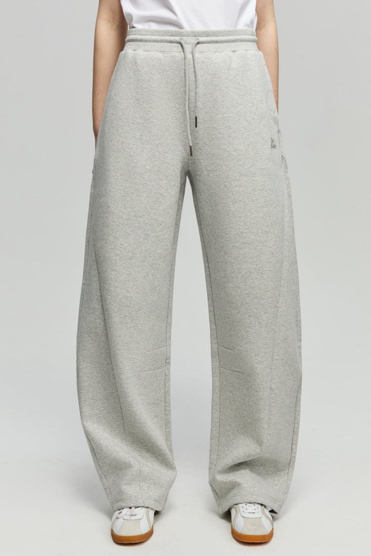 Cloud Flow Cotton Sweatpants Relaxed Wide Leg HJ701