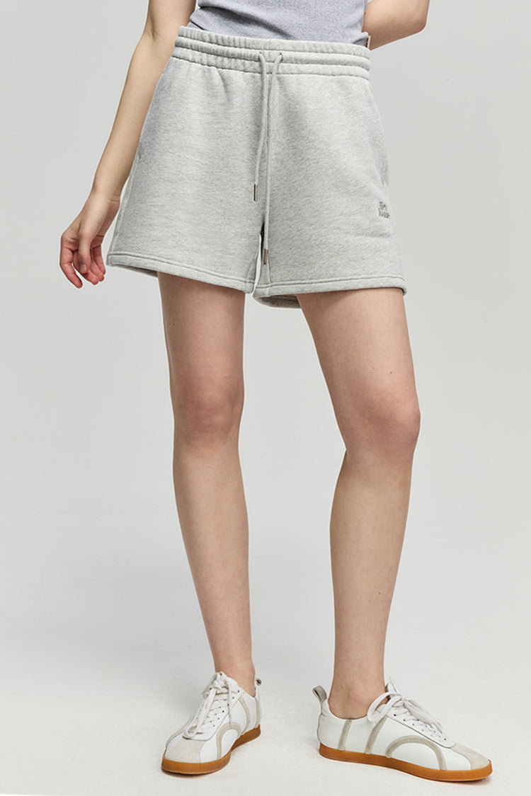 Breeze Cotton Shorts Covered Elastic Waist Drawstring HJ702