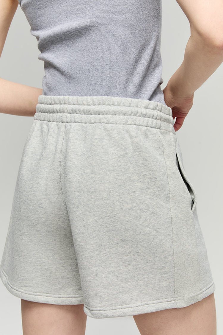 Breeze Cotton Shorts Covered Elastic Waist Drawstring HJ702