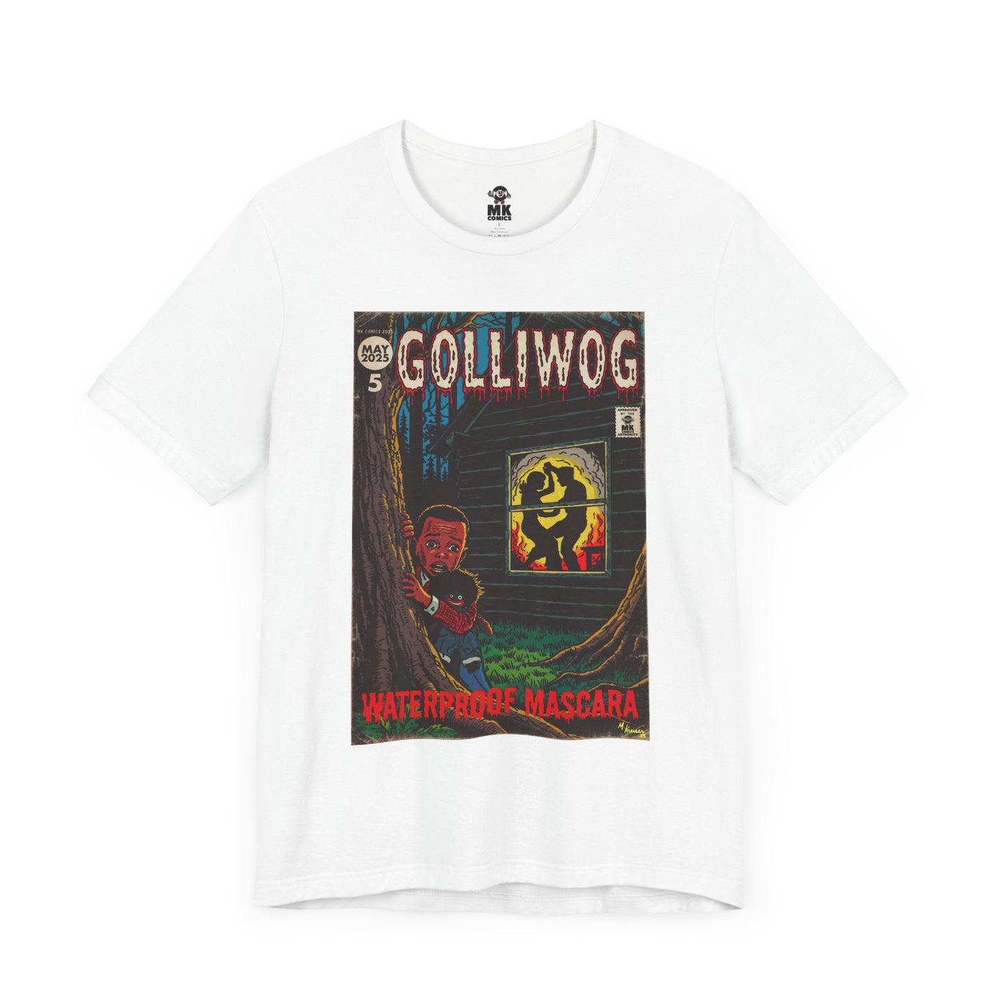Waterproof Mascara Unisex Jersey Short Sleeve Tee Golliwog