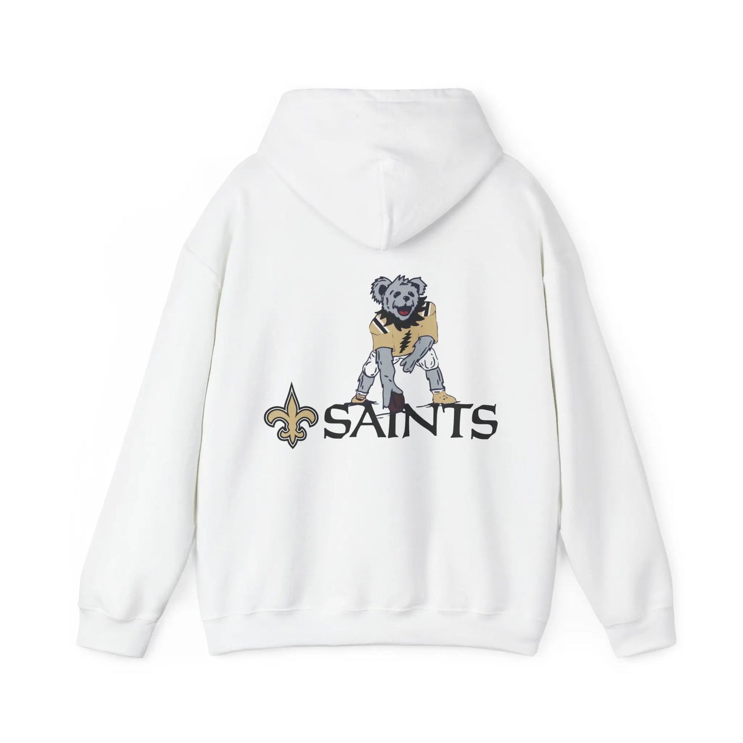 New Orleans Saints Dancing Bear Unisex Hoodie Two-Sided The Gridiron Collection