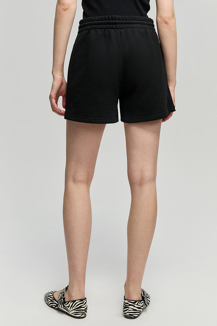 Breeze Cotton Shorts Covered Elastic Waist Drawstring HJ702