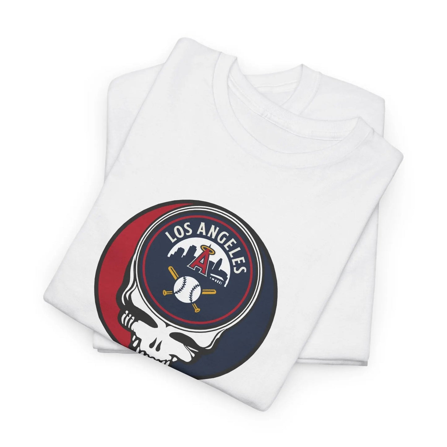 Los Angeles Angels Grateful Dead Steal Your Face T-Shirt The Ballpark Collection