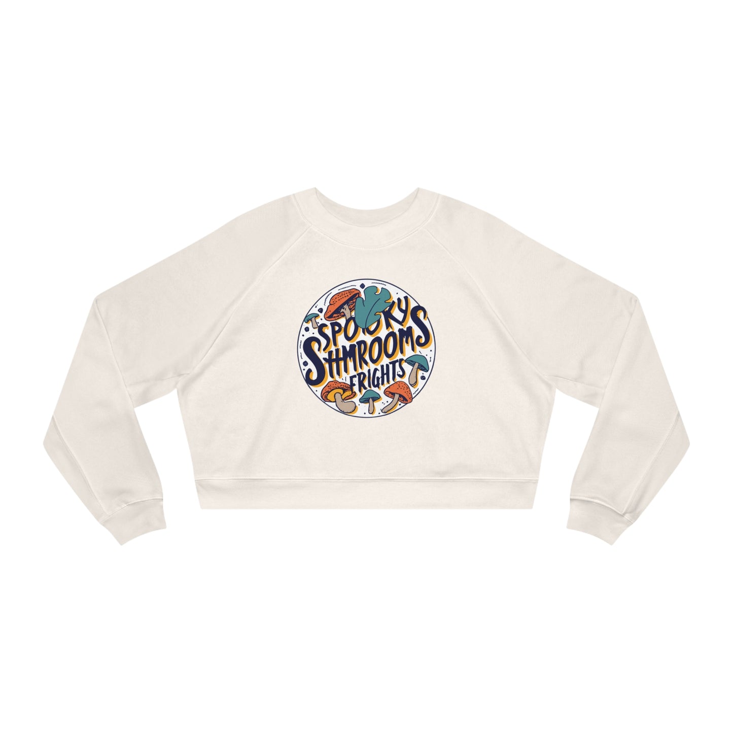 Spooky Shrooms: Fungi Frights Sweatshirt, Unique Mushroom Costume & Spooky Season Halloween Sweatshirt