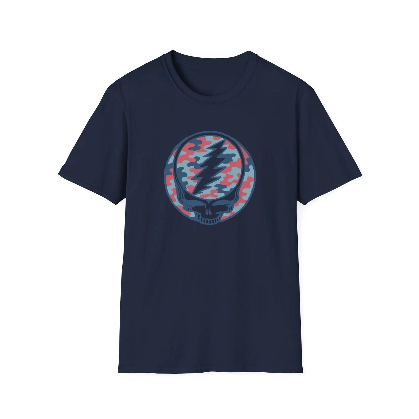 Camo Stealie Color Match Grateful Dead Vineyard Collection T-Shirt