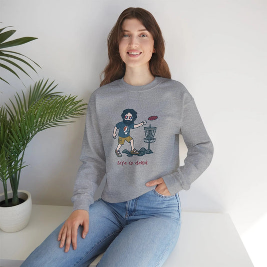 Disc Golfin' Jerry Life is dead Crewneck Sweatshirt