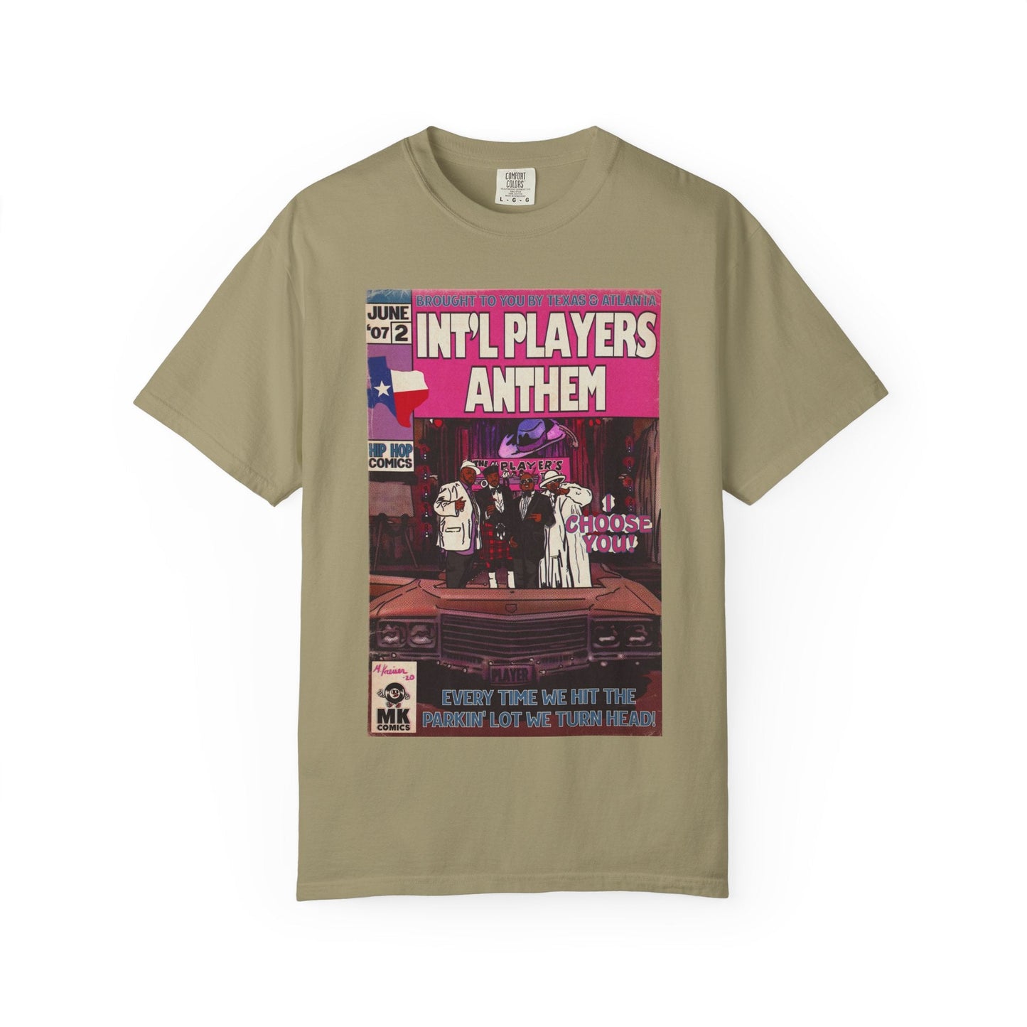 Int’l Players Anthem Unisex Comfort Colors T-shirt