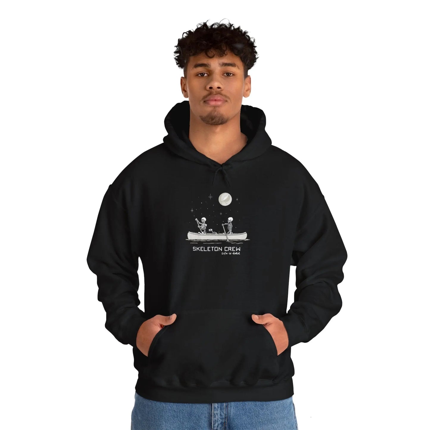 Life is dead Skeleton Crew Grateful Dead Unisex Hoodie
