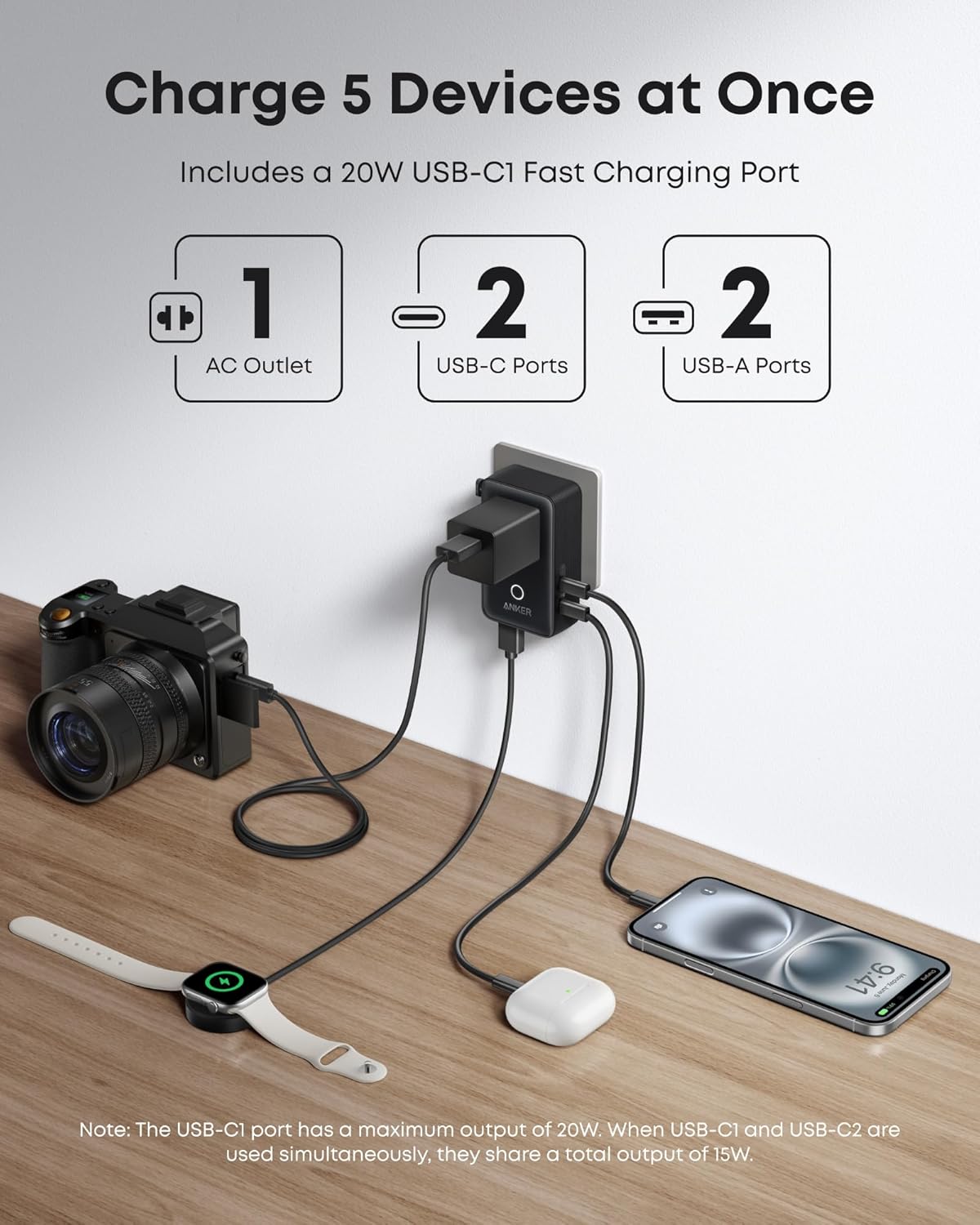 Anker MagGo 10,000mAh Wireless Power Bank Qi2 Certified