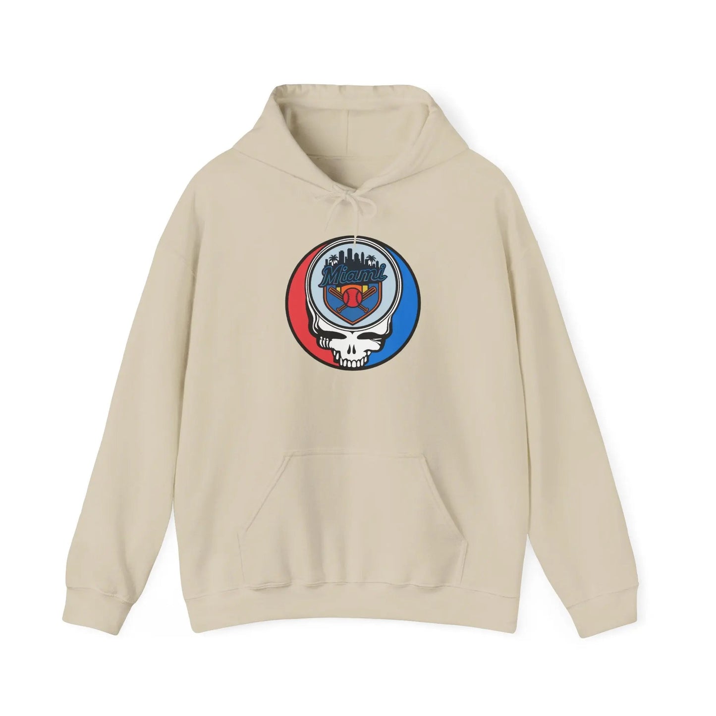 Miami Marlins Grateful Dead Unisex Heavy Blend Hoodie The Ballpark Collection