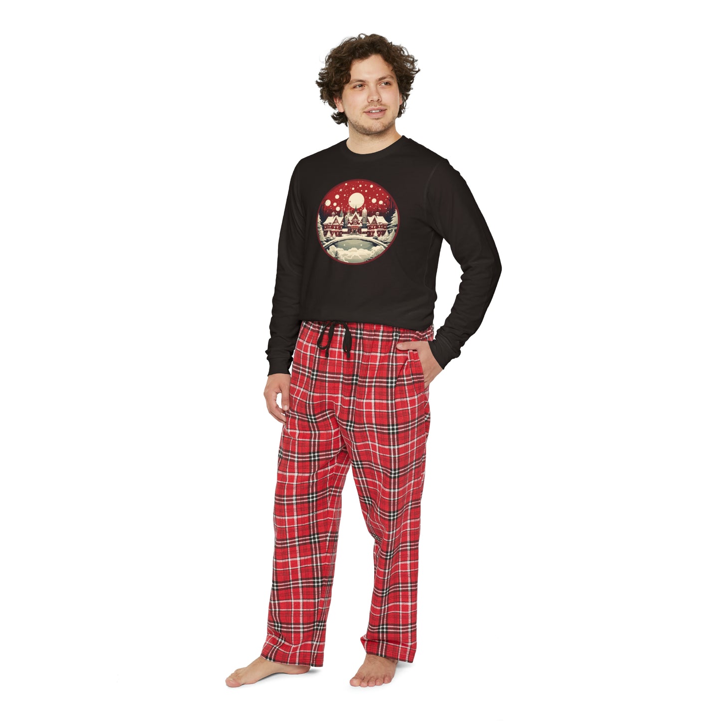 Christmas Men's Long Sleeve Pajama Set