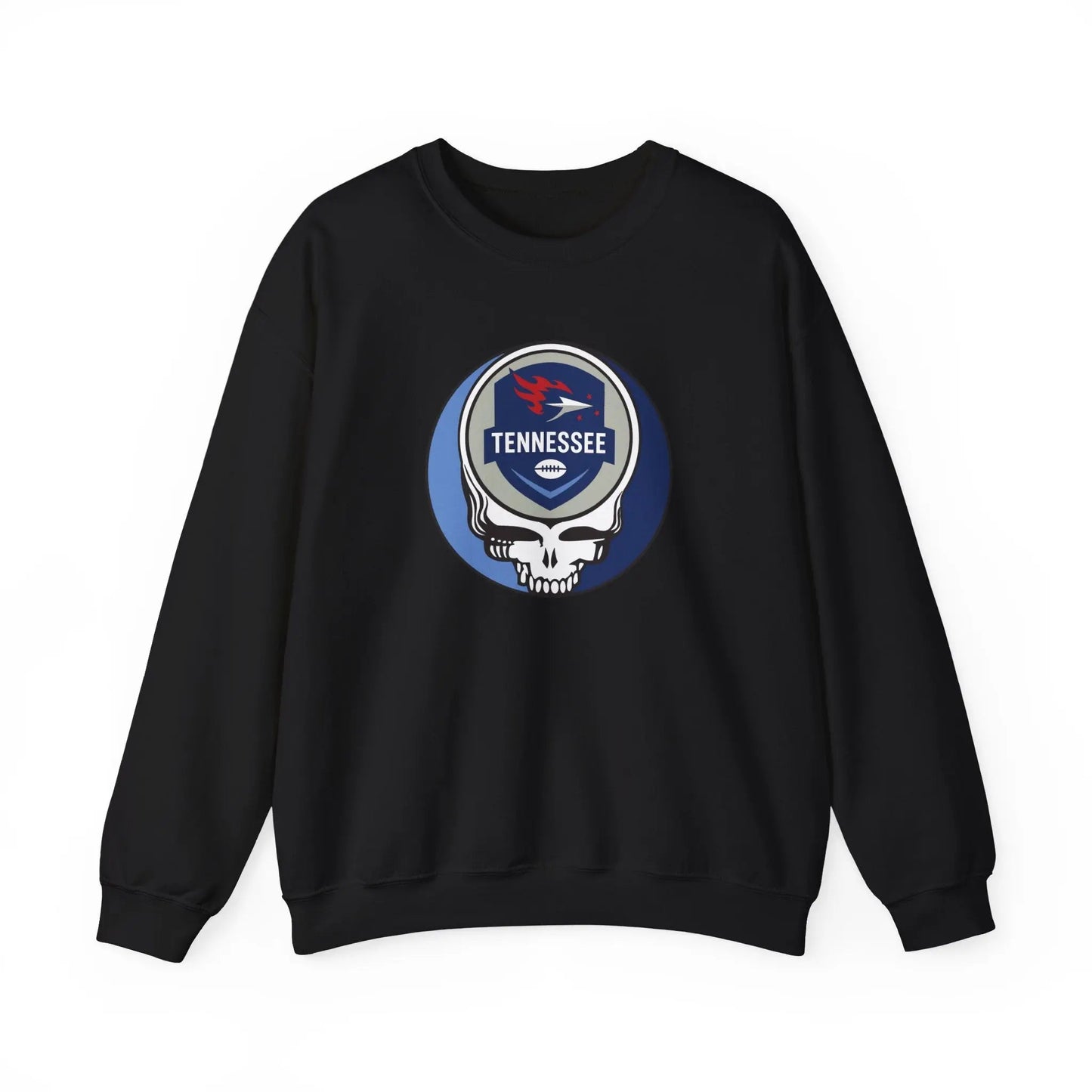 Tennessee Titans Grateful Dead Stealie Crewneck Sweatshirt NFL The Gridiron Collection