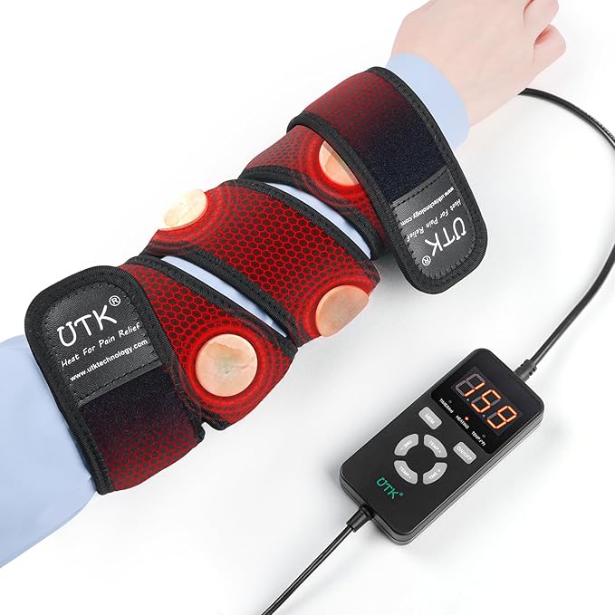 Far Infrared Heating Pad Wrap with Far Jade Long Heating Tape iReliev