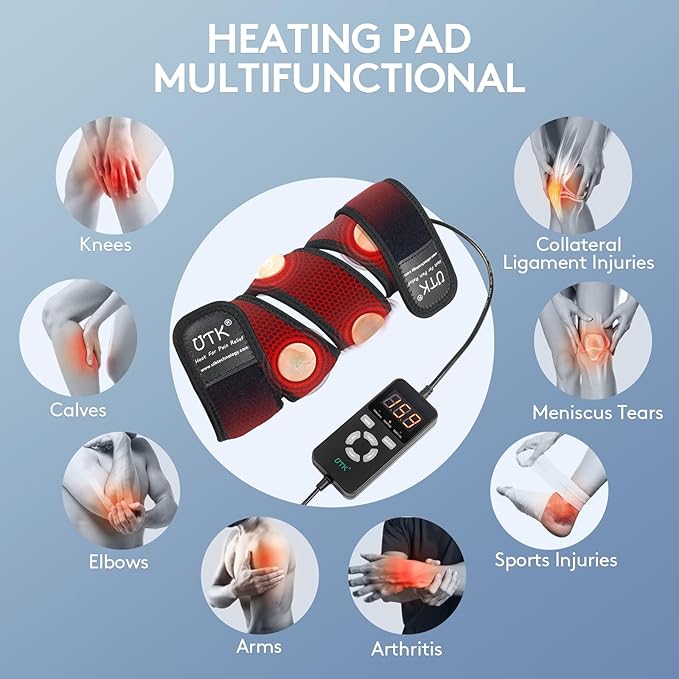 Far Infrared Heating Pad Wrap with Far Jade Long Heating Tape iReliev