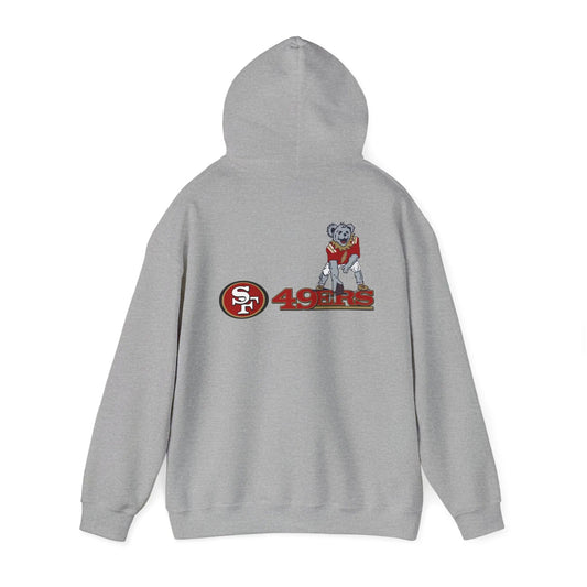 San Francisco 49ers Dancing Bear Unisex Two-Sided Hoodie The Gridiron Collection