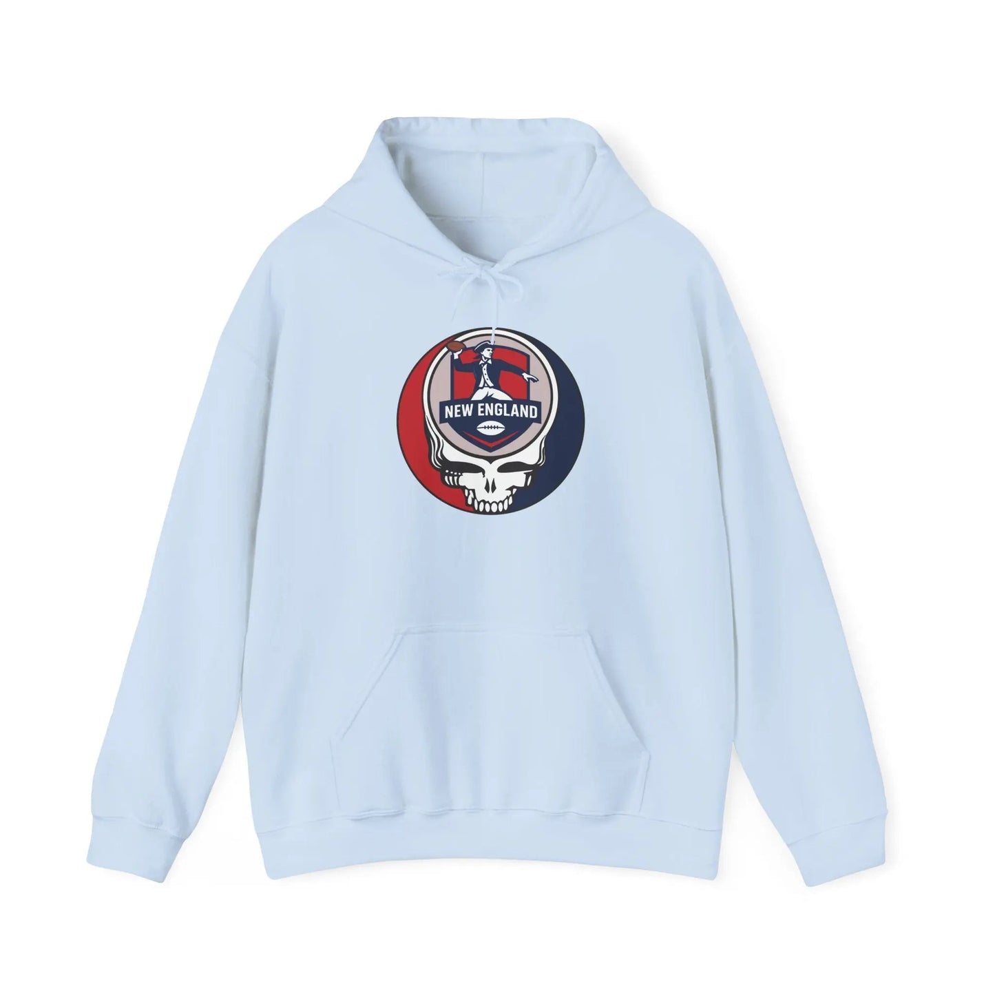 New England Patriots Grateful Dead Hooded Sweatshirt NFL The Gridiron Collection