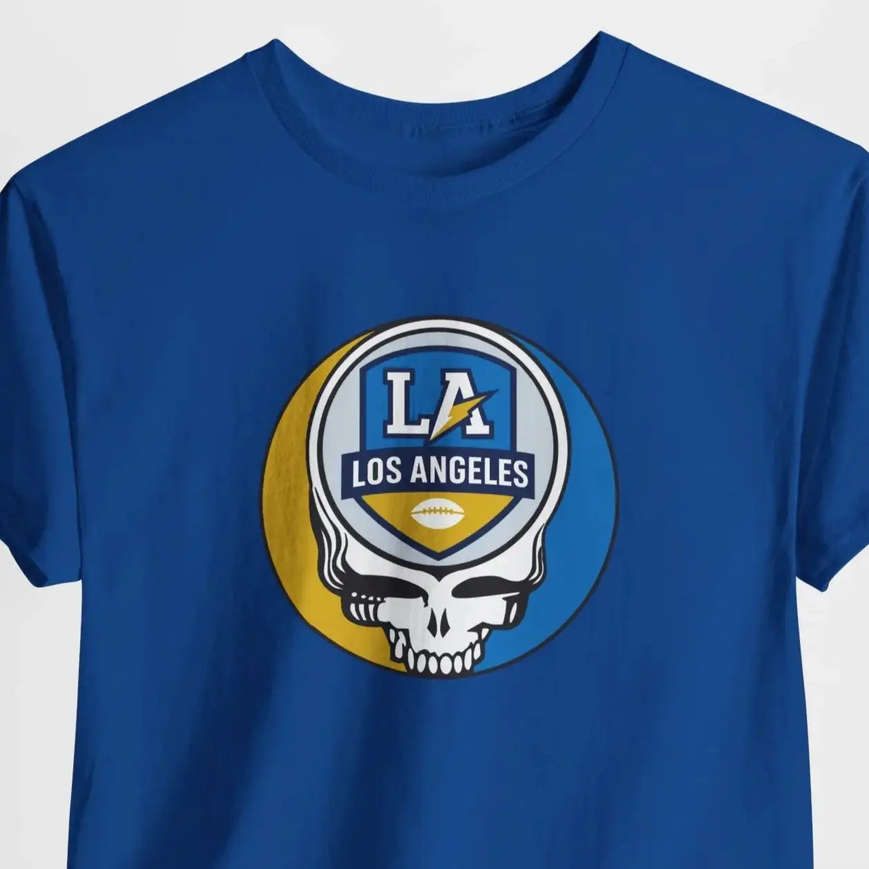 Los Angeles Chargers Stealie Unisex T-Shirt The Gridiron Collection