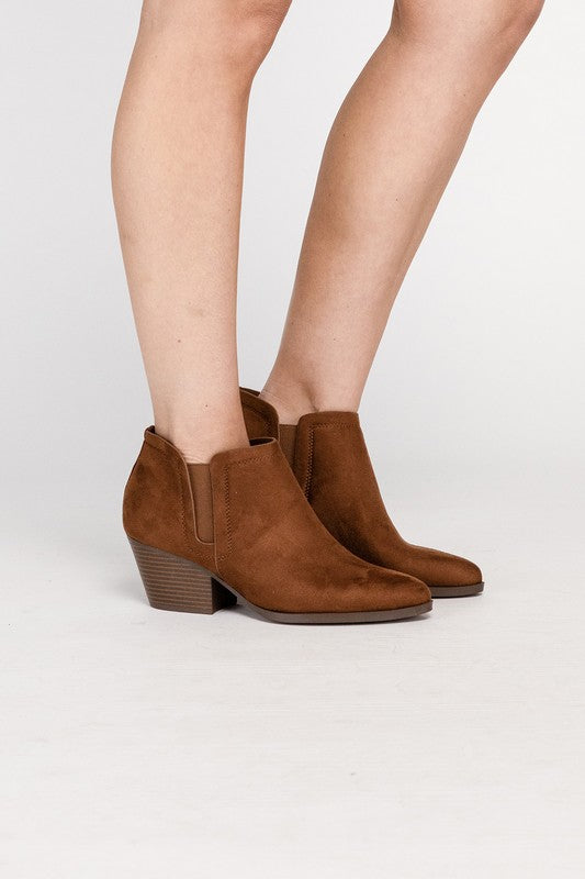 GWEN Suede Casual Ankle Boots