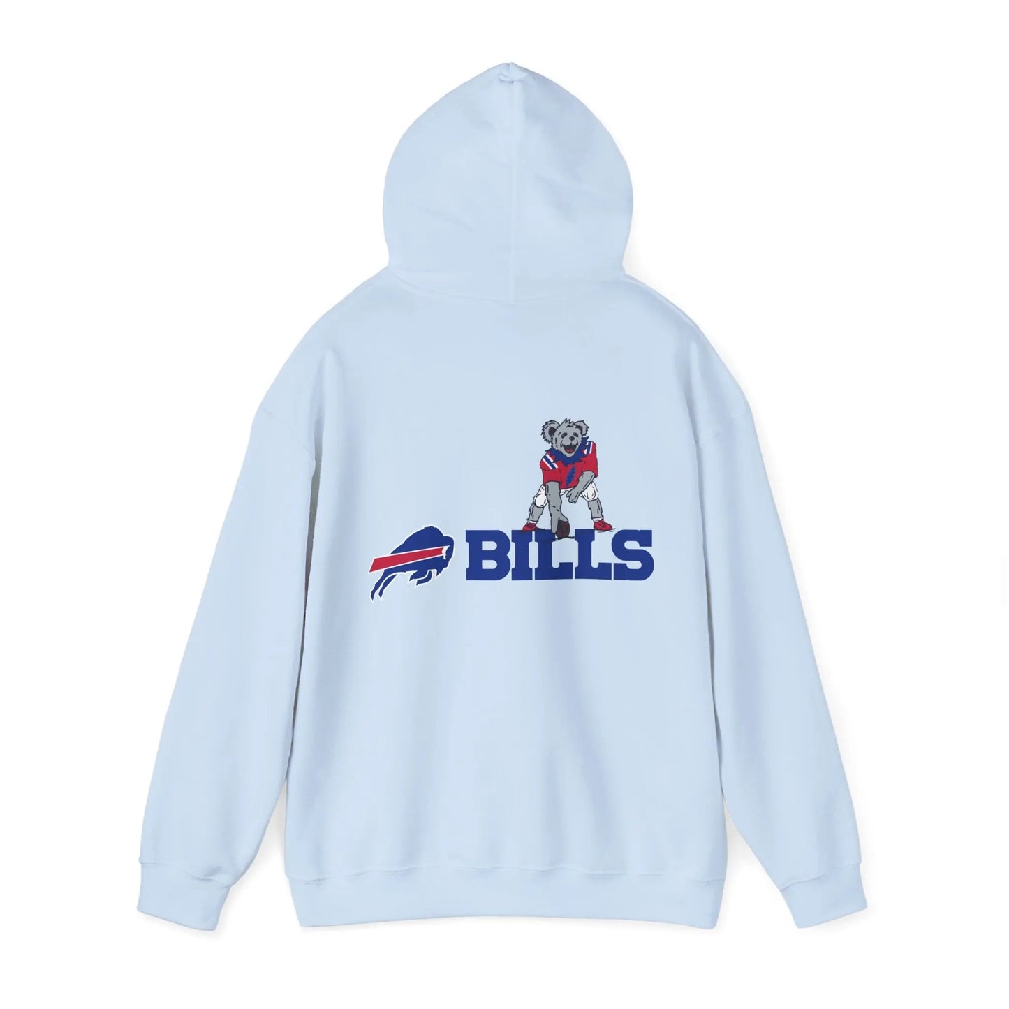 Buffalo Bills Dancing Bear Heavy Blend Two-Sided Hoodie Unisex The Gridiron Collection