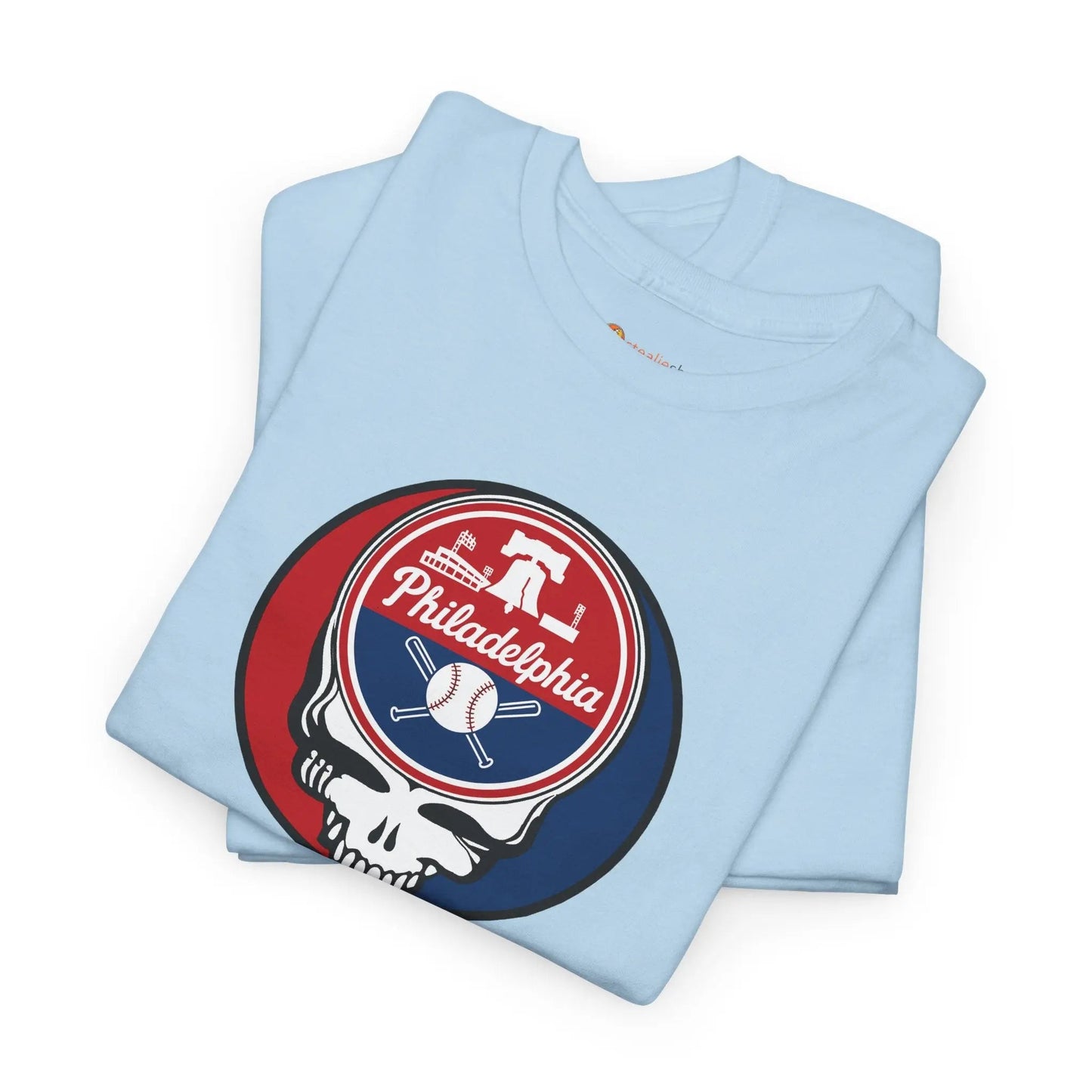 Philadelphia Phillies Grateful Dead Steal Your Face T-Shirt Ballpark Collection MLB