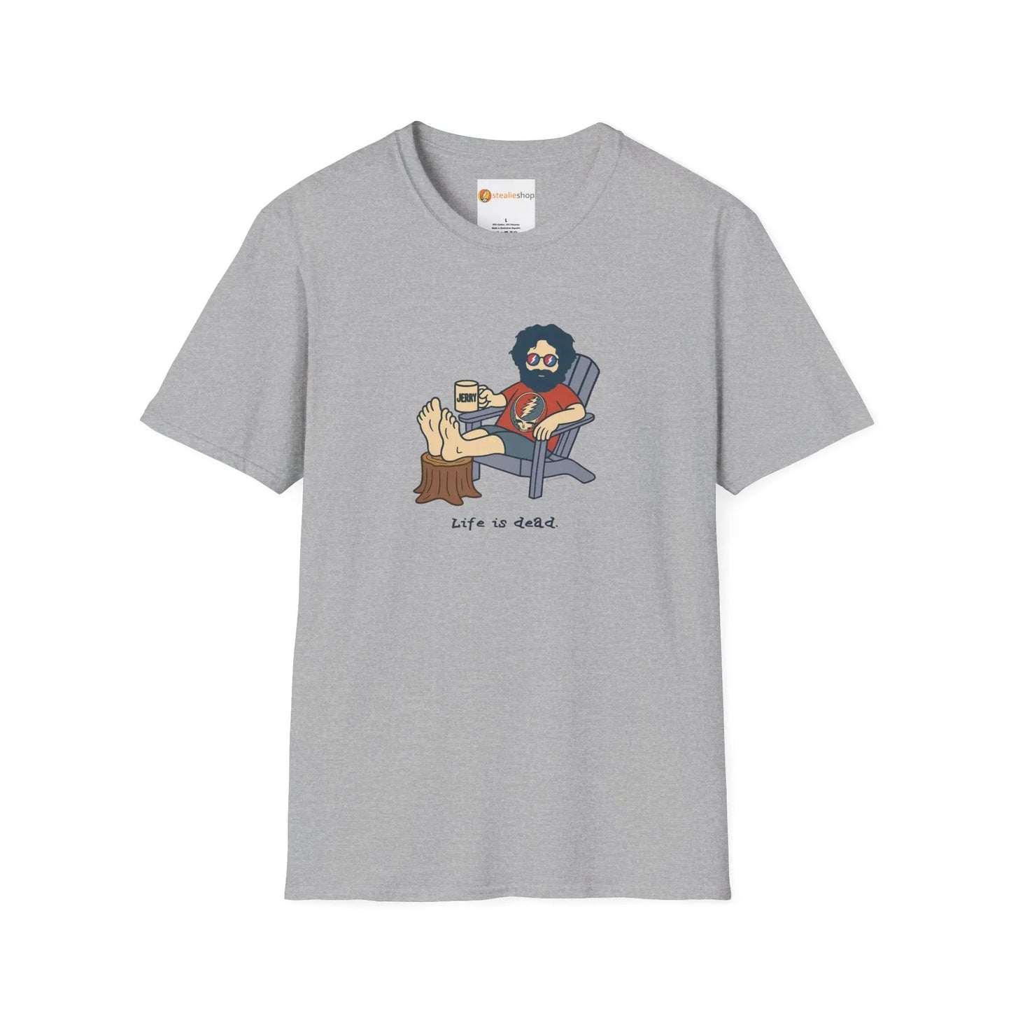 Life is Dead Adirondack Jerry T-Shirt Grateful Dead
