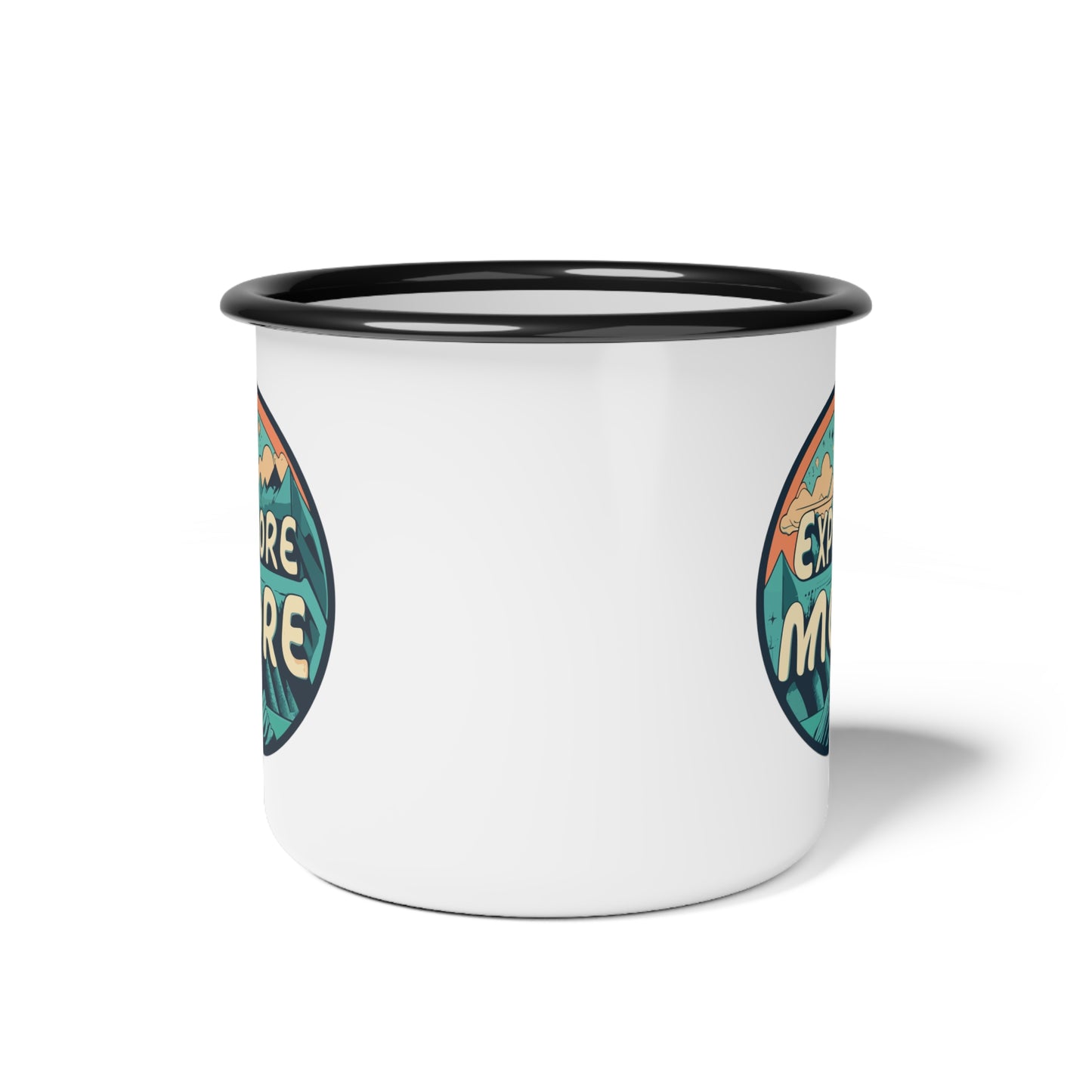 Enamel Camp Cup - Unique Explore More Travel Mug