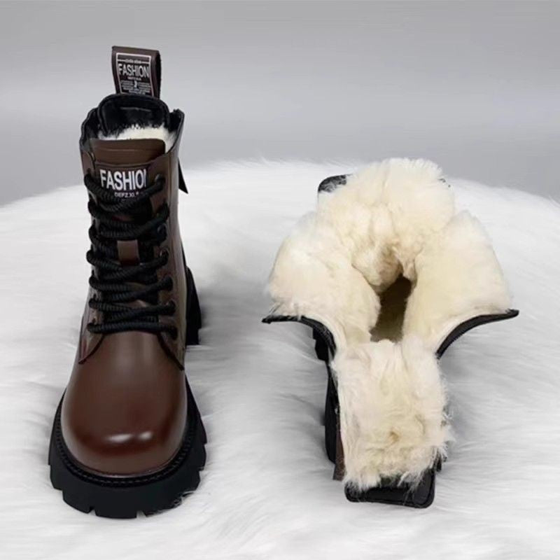 Padded Insulated Winter Boots Thick Sole Snow Boots Women’s