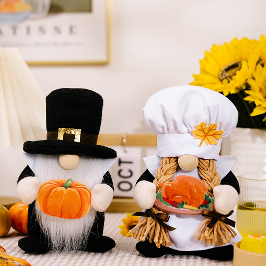 Thanksgiving Hug Pumpkin Ornaments Hanging Decorations Harvest Season