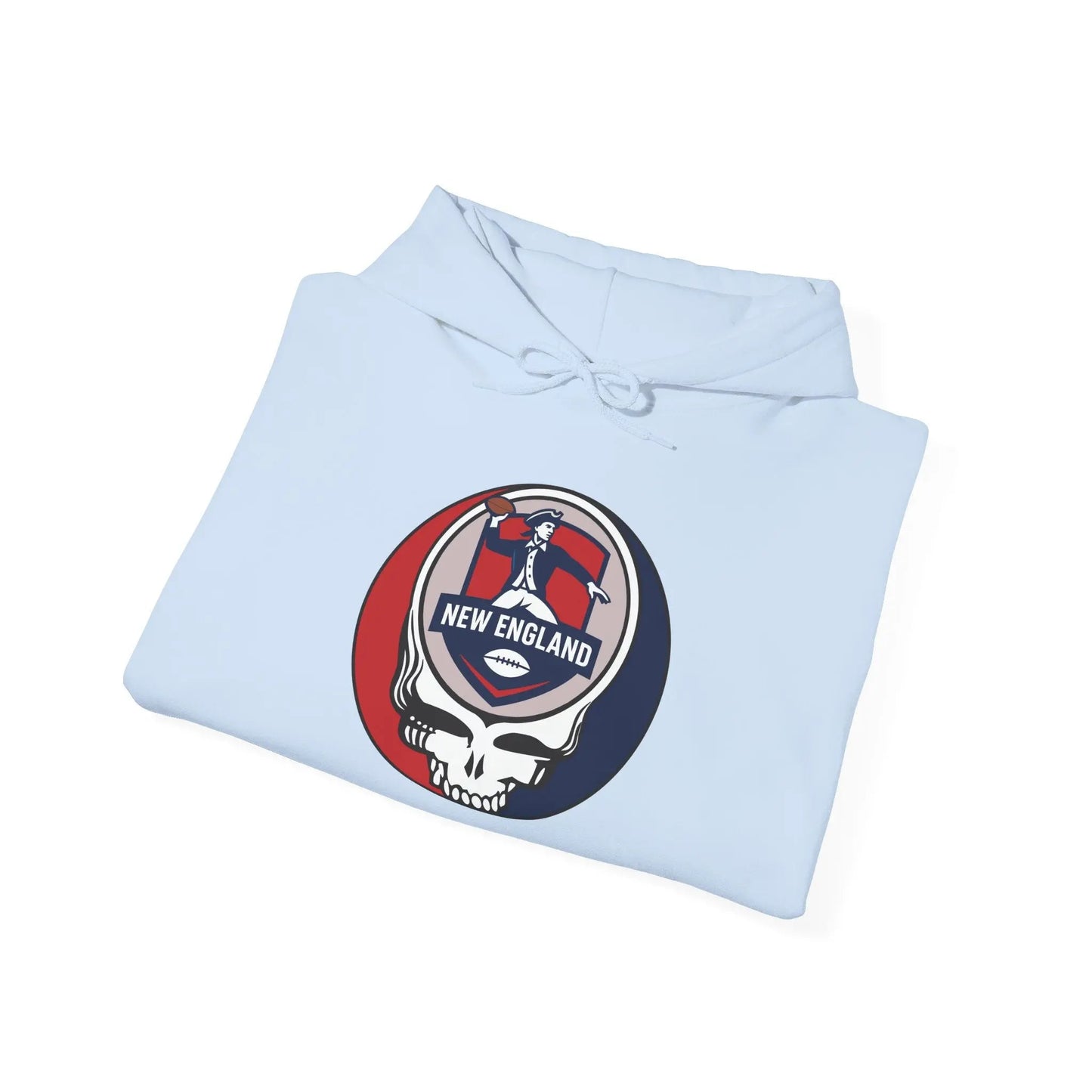 New England Patriots Grateful Dead Hooded Sweatshirt NFL The Gridiron Collection