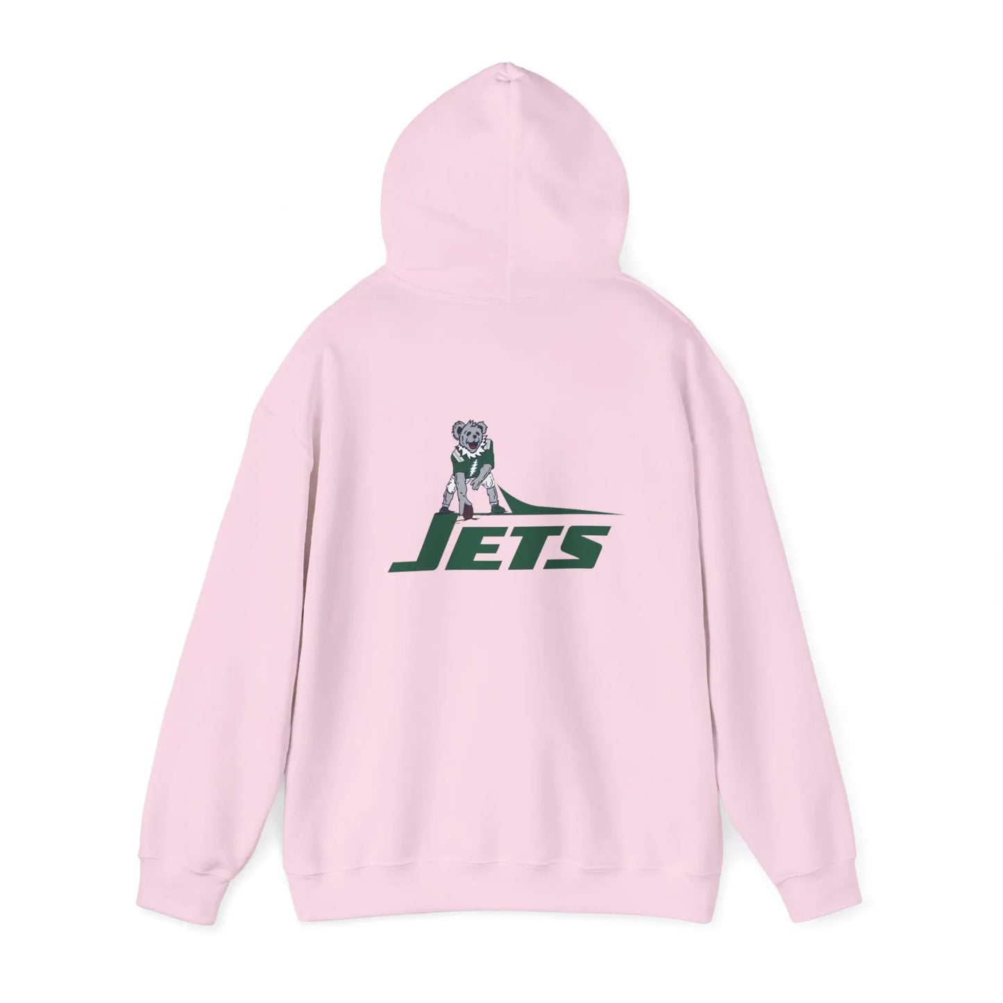 New York Jets Dancing Bear Unisex Hoodie Two-Sided The Gridiron Collection