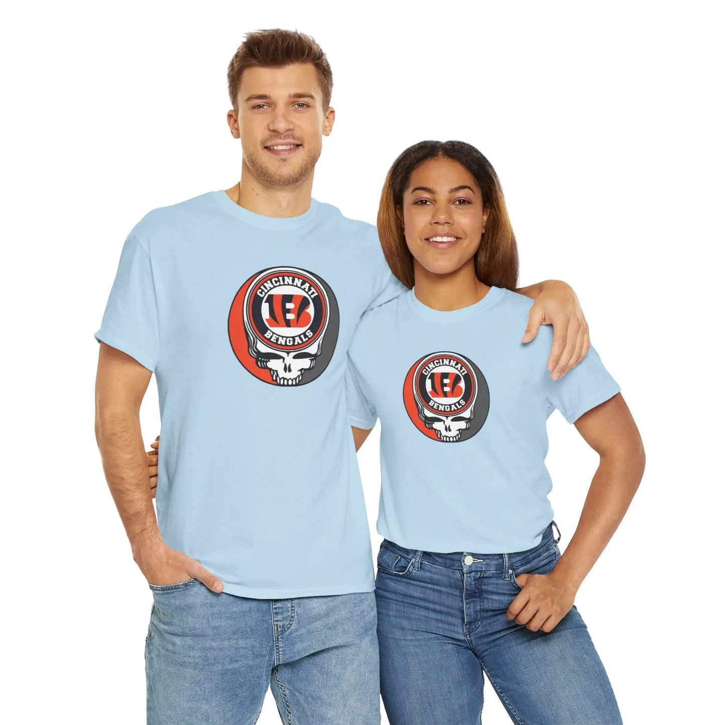 Cincinnati Bengals Steal Your Face T-Shirt NFL Grateful Dead