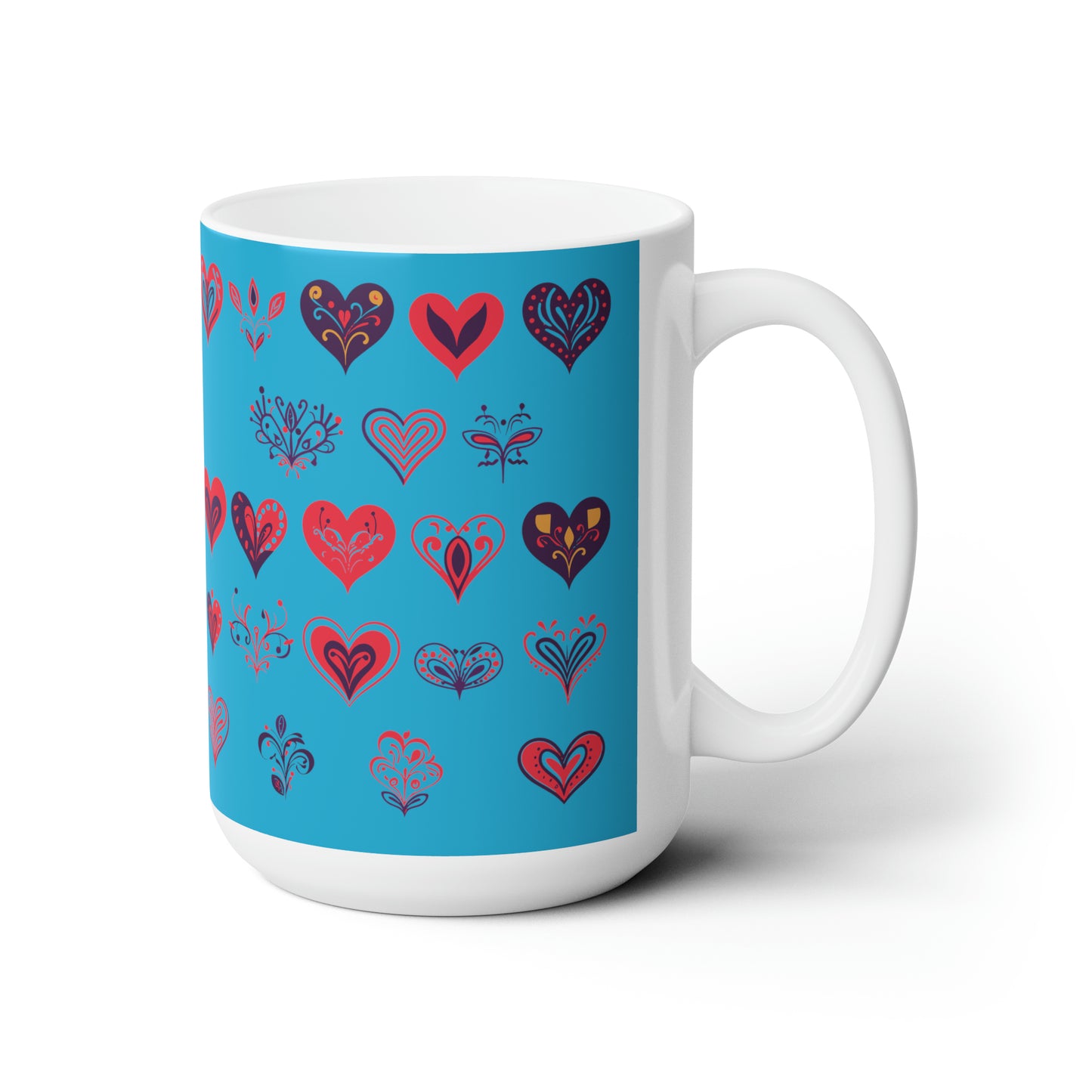 Valentine's day, colorful Ceramic Mug15oz