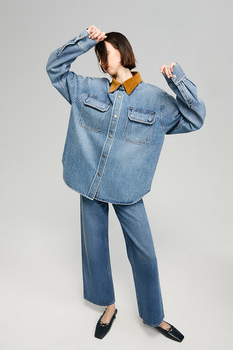 California Sunset Mid-weight Denim Shirt HJ902