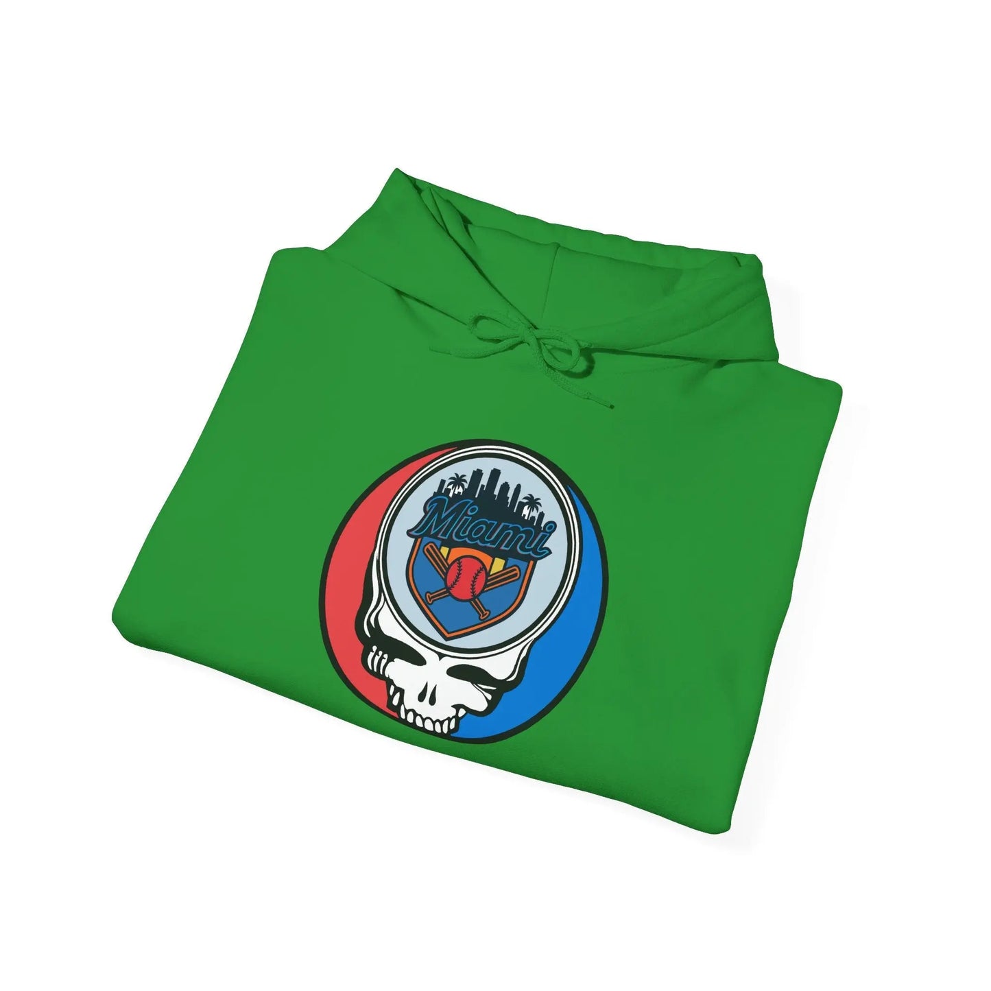 Miami Marlins Grateful Dead Unisex Heavy Blend Hoodie The Ballpark Collection