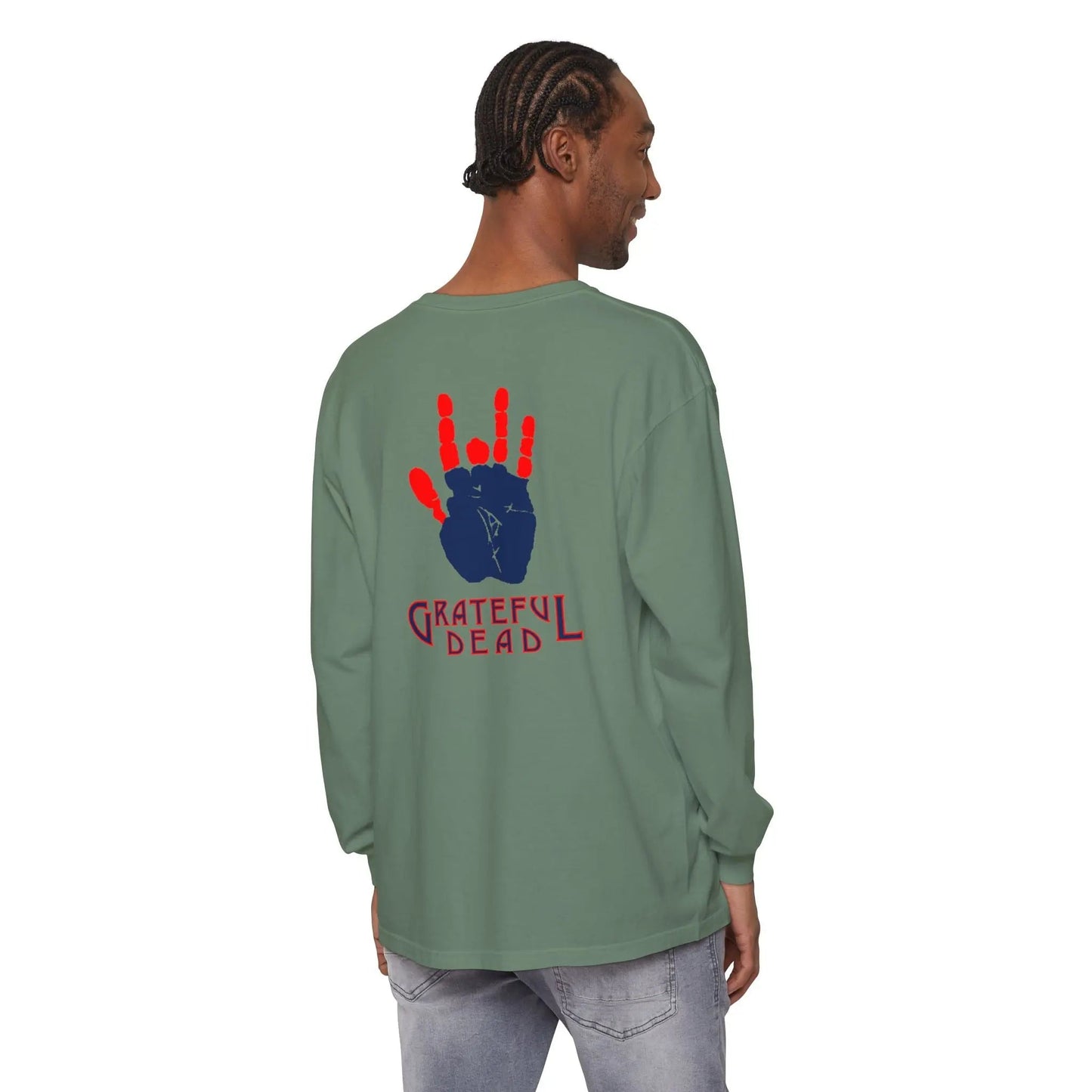 Jerry's Hand Garment-dyed Long Sleeve T-Shirt Vineyard Collection
