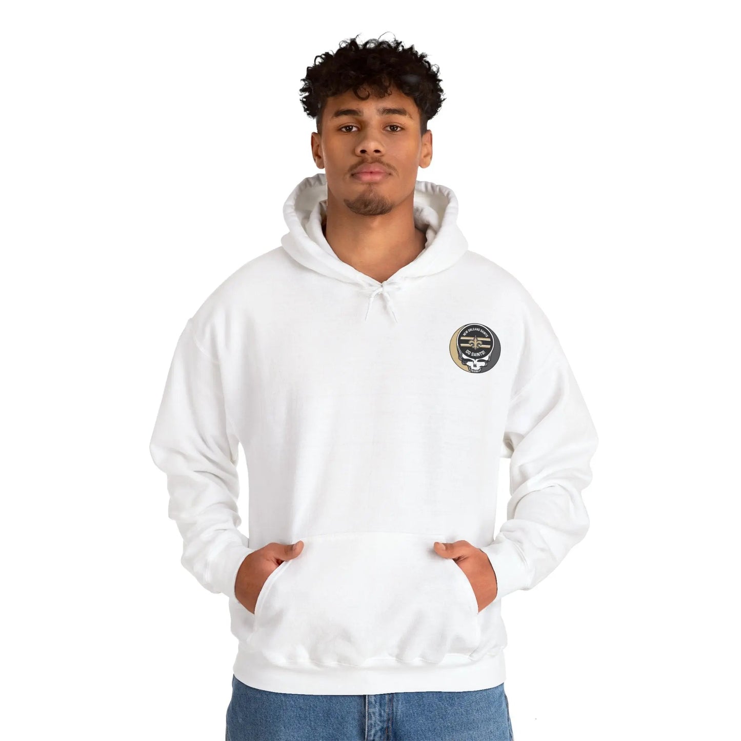 New Orleans Saints Dancing Bear Unisex Hoodie Two-Sided The Gridiron Collection