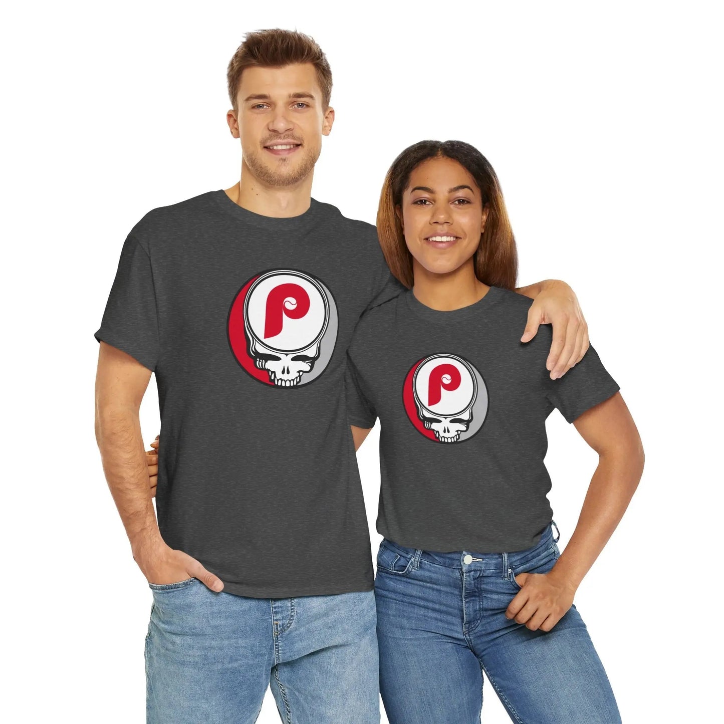 Philadelphia Phillies Grateful Dead Steal Your Face T-Shirt MLB