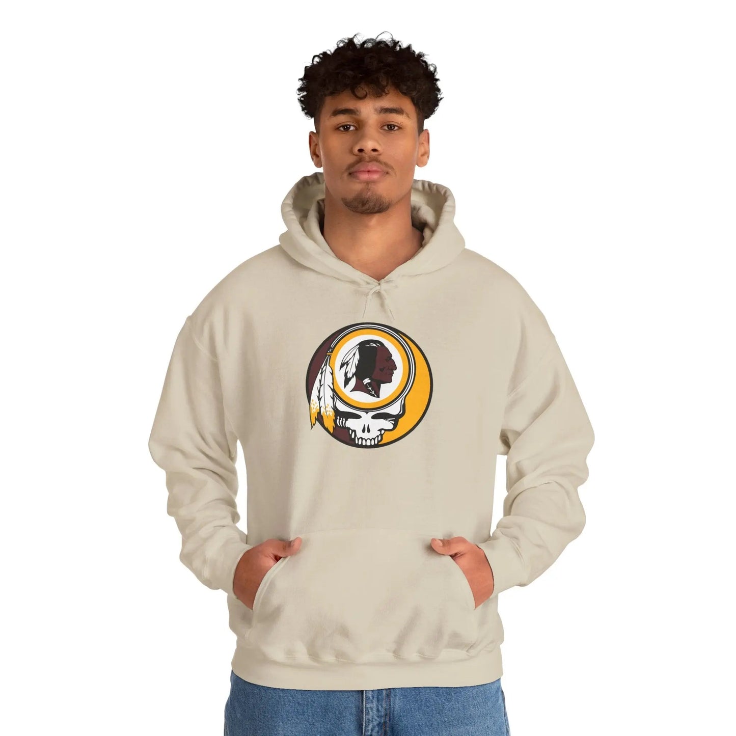 Classic Washington Redskins Stealie Hooded Sweatshirt NFL Fan Apparel