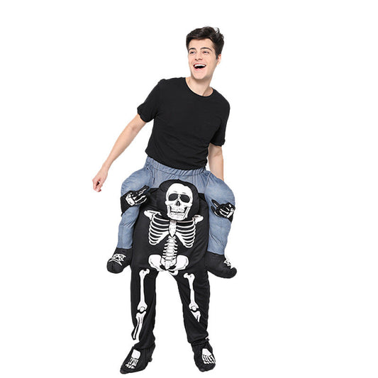 Halloween funny costume Skeleton Rocking Horse Children's Clothing