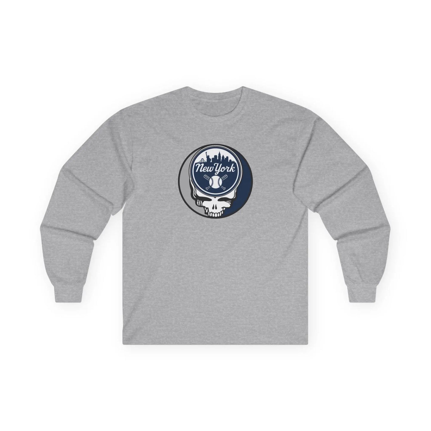 New York Baseball Edition Classic Stealie Long Sleeve Tee Ultra-Cotton MLB