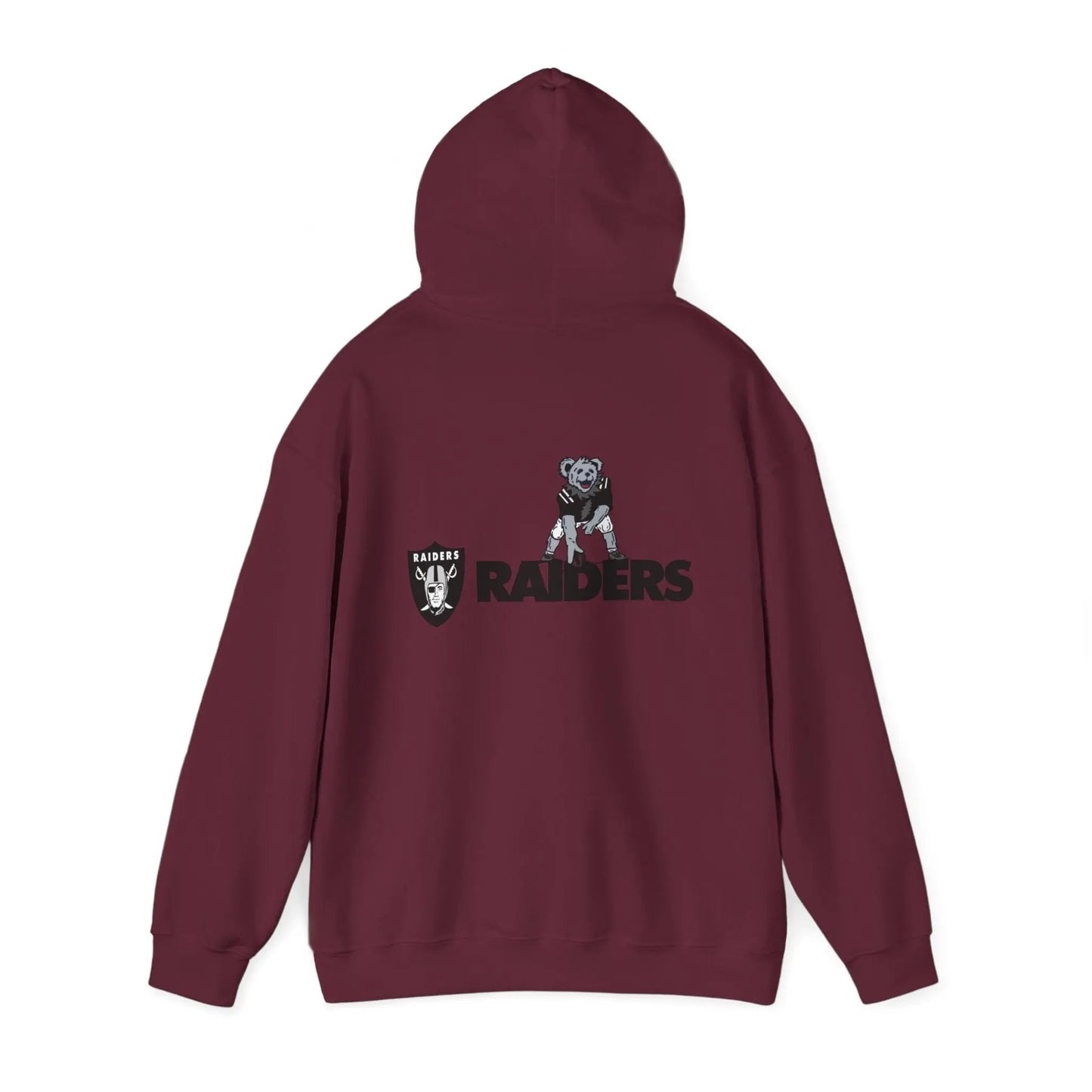 Las Vegas Raiders Dancing Bear Unisex Hoodie Two-Sided The Gridiron Collection